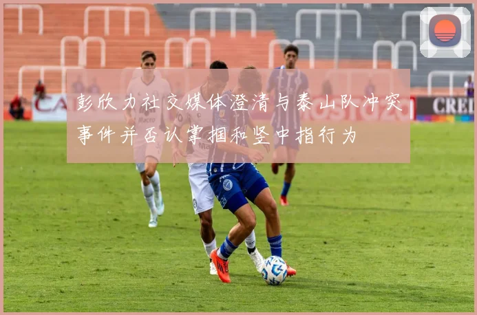 彭欣力社交媒体澄清与泰山队冲突事件并否认掌掴和竖中指行为